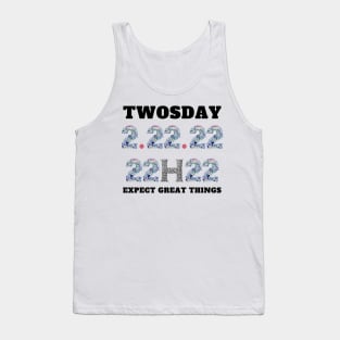 Twosday Tuesday February 22nd 2022 2/22/22 Tank Top